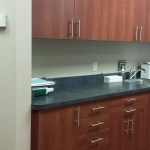 Tray station at the office of Manhattan Maxillo Facial