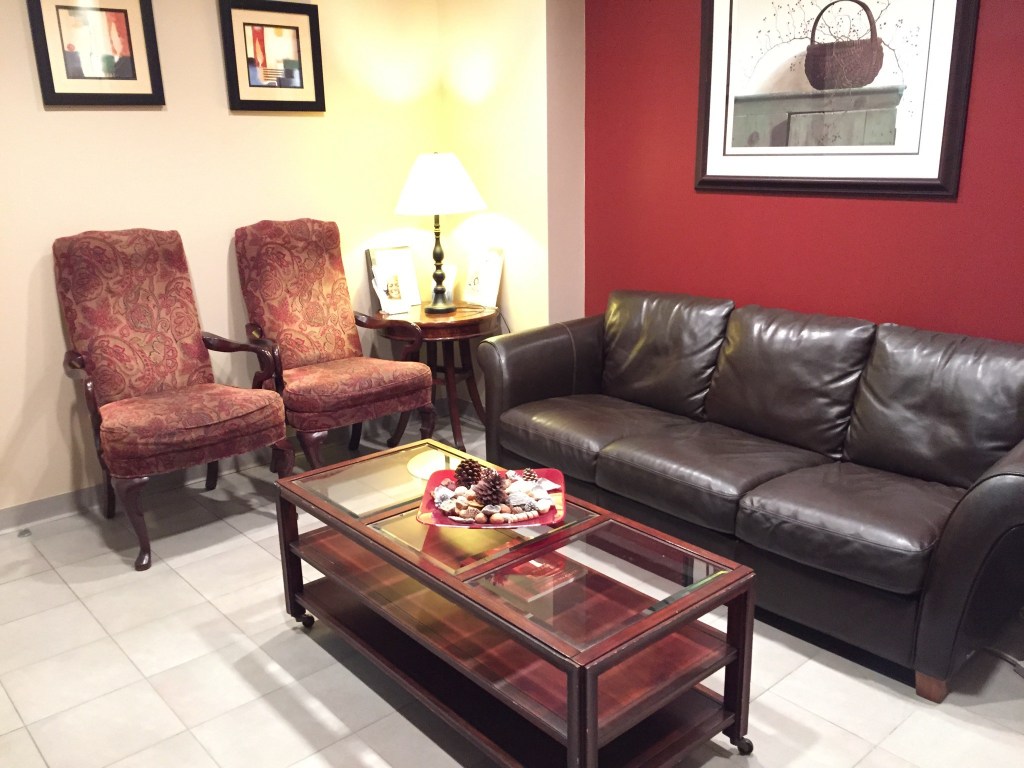 Reception area at Manhattan Maxillo Facial