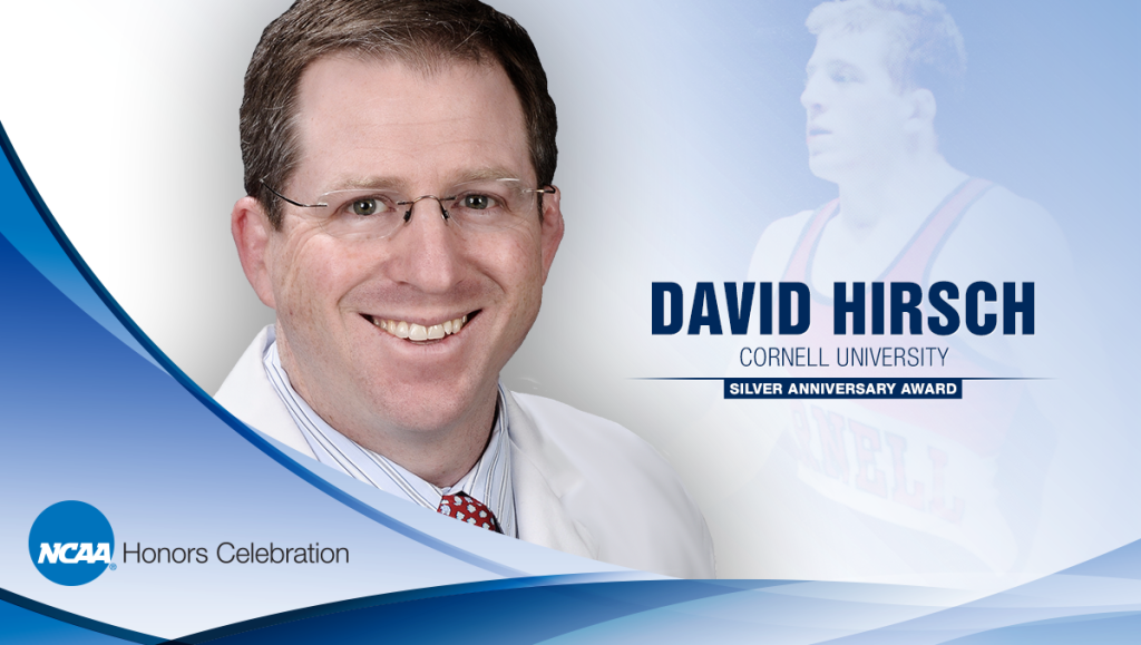 NCAA 2019 Silver Anniversary Award for Dr. David Hirsch